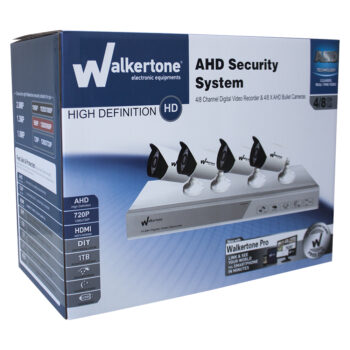 Security Camera Set Walkertone 4 pcs AHD Camera Set FULL HD COMPLETELY READY SET 720P WT-104