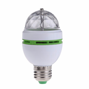LED RGB light bulb lamp disco lamp disco ball party light effects colored E27 3W