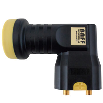 Sat LNB Universal Twin BAFF 0.1dB 2 connection 2x receiver subscriber Full HD TV 3D Digital Satellite LNB