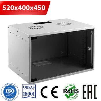 Network cabinet 19 inch 9U server wall cabinet 19" 9U housing rack cabinet SOHO