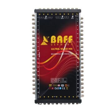 Multiswitch 10/40 BAFF Digital HD Sat Distributor Basic Unit and Cascadable 9-40 Multiswitch 2 Satellite 40 Receiver FullHD HDTV 3D 40x Output 10/40