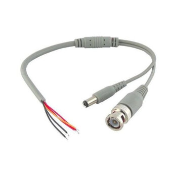 BNC DC plug with cable connection for CCTV BNC power cable for surveillance camera