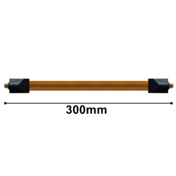 Window feedthrough Sat flat cable 30cm Gold Slim window feedthrough F connector for windows and doors