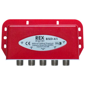 Diseqc switch SAT 4-1 REX switch 4/1 4 LNB satellite antenna LNB distributor weather protection 4x1